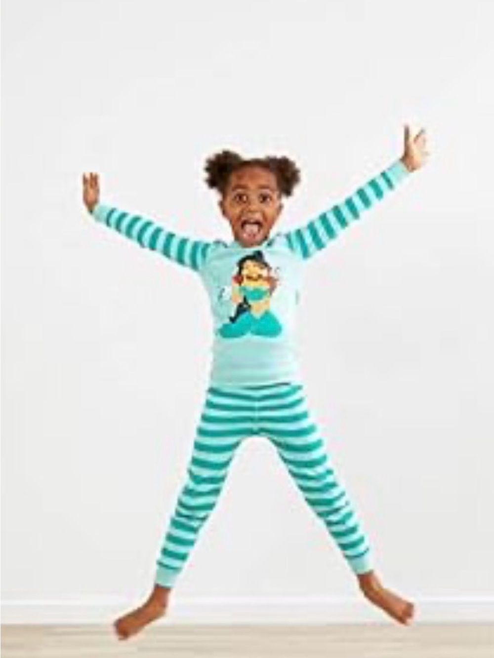 HannaโAndersson Disneyโs Jasmine Striped Pajamas Sz 120cm